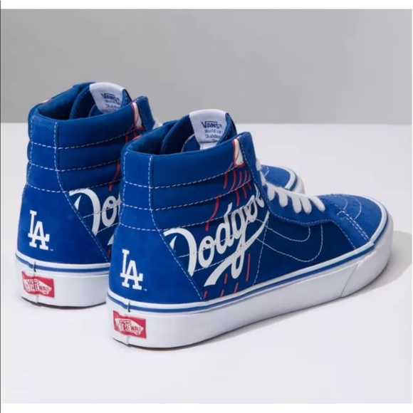 Vans Men’s Sk8-Hi Reissue MLB LA Dodgers - Picture 2 of 8
